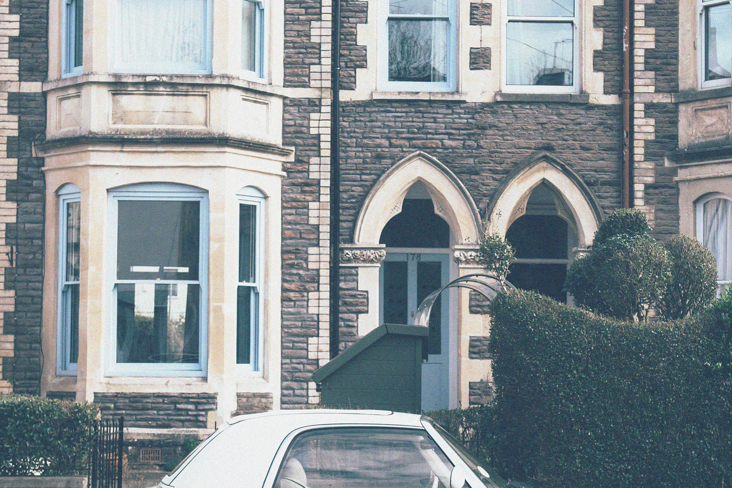 A bay-fronted Victorian villa on a Cardiff street